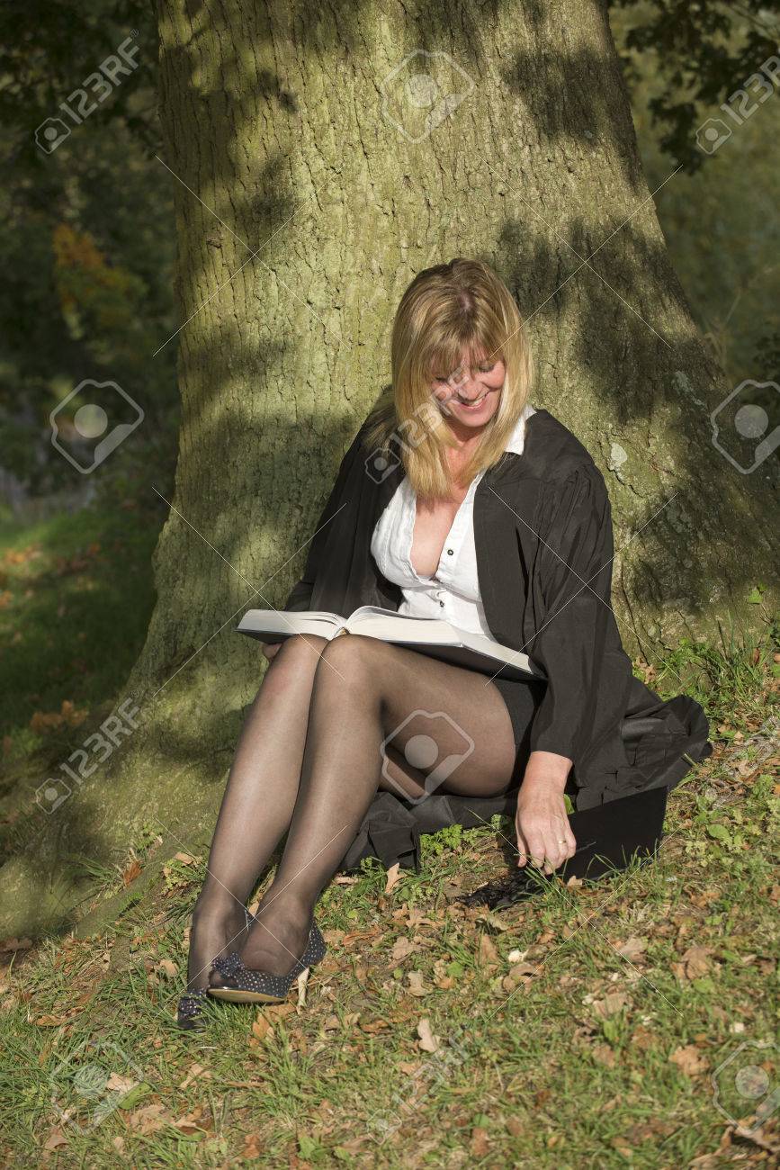 mature pantyhose Mature University Student Studying Stock Photo, Picture and Royalty Free  Image. Image 32140492.