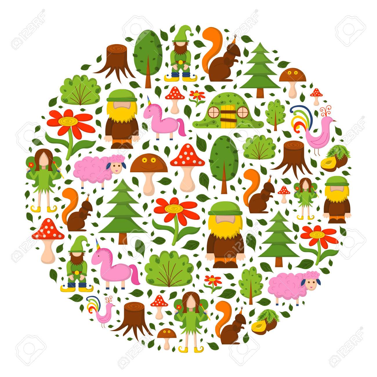 Premium Vector Illustration of a cute cartoon magical forest mandrake root. blue fairytale monster with leaves, precious stones and folk ornament on a white background