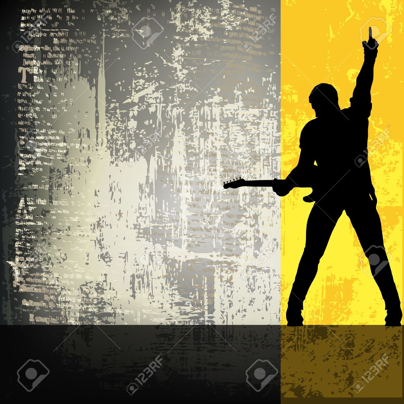 guitarist vector background flyer royalty free cliparts vectors vector background for a flyer