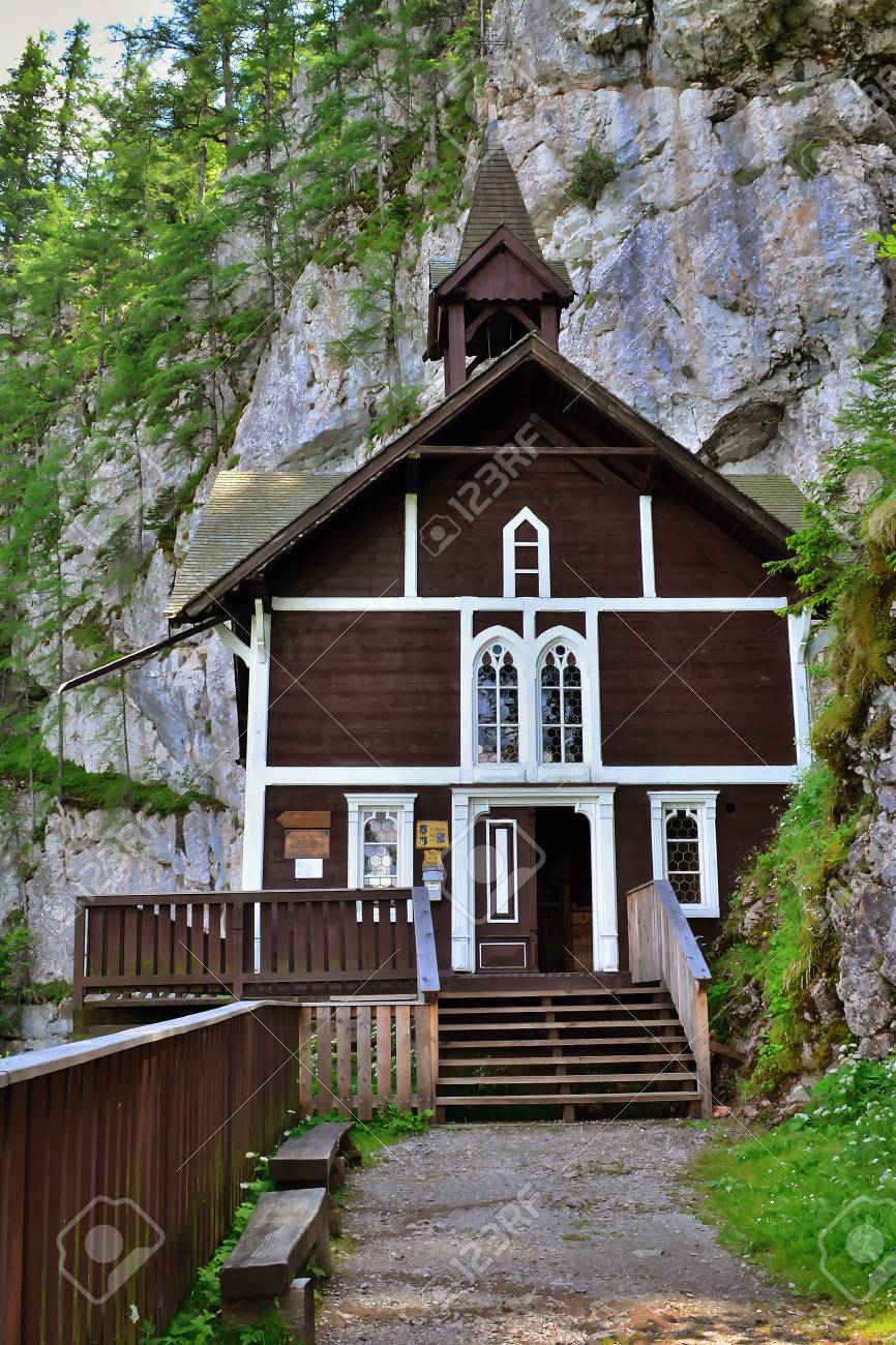 Old wooden church in the mountains, Sch?sserlbrunn, Austria - 61870466 Old wooden church in the mountains, Sch?sserlbrunn, Austria - 61870466