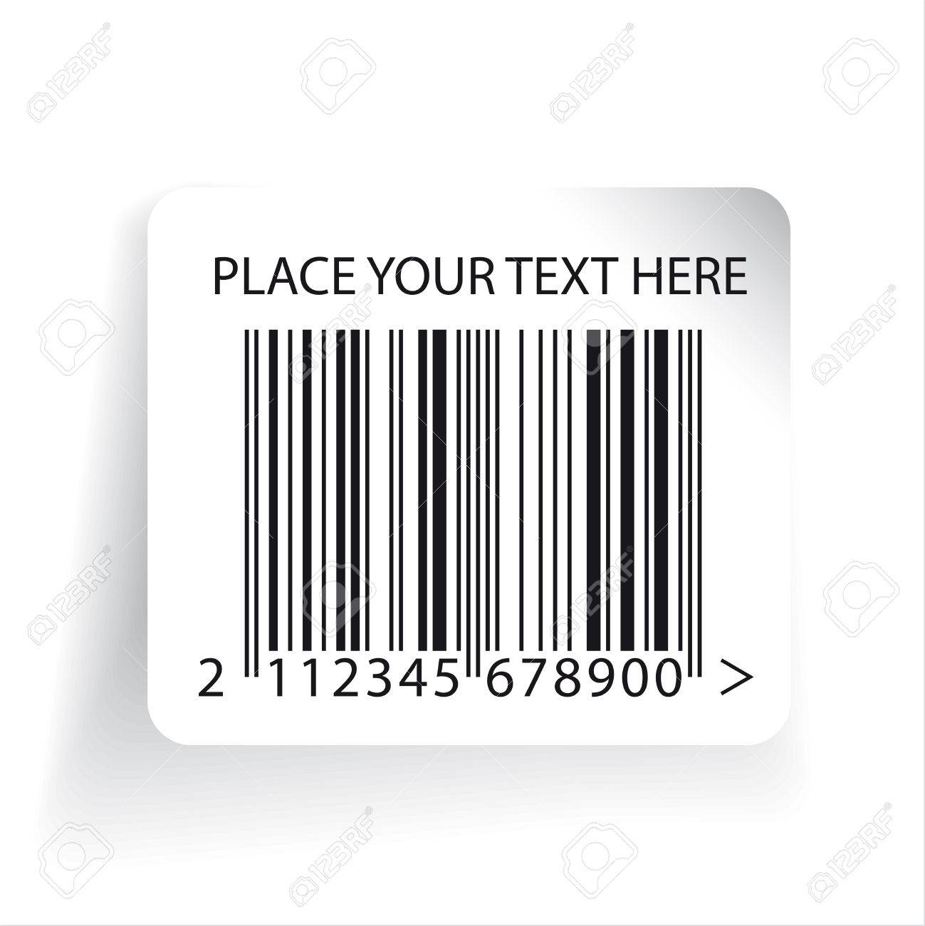 Barcode Label Template Vector Royalty Free Cliparts Vectors And Stock Illustration Image 47784480