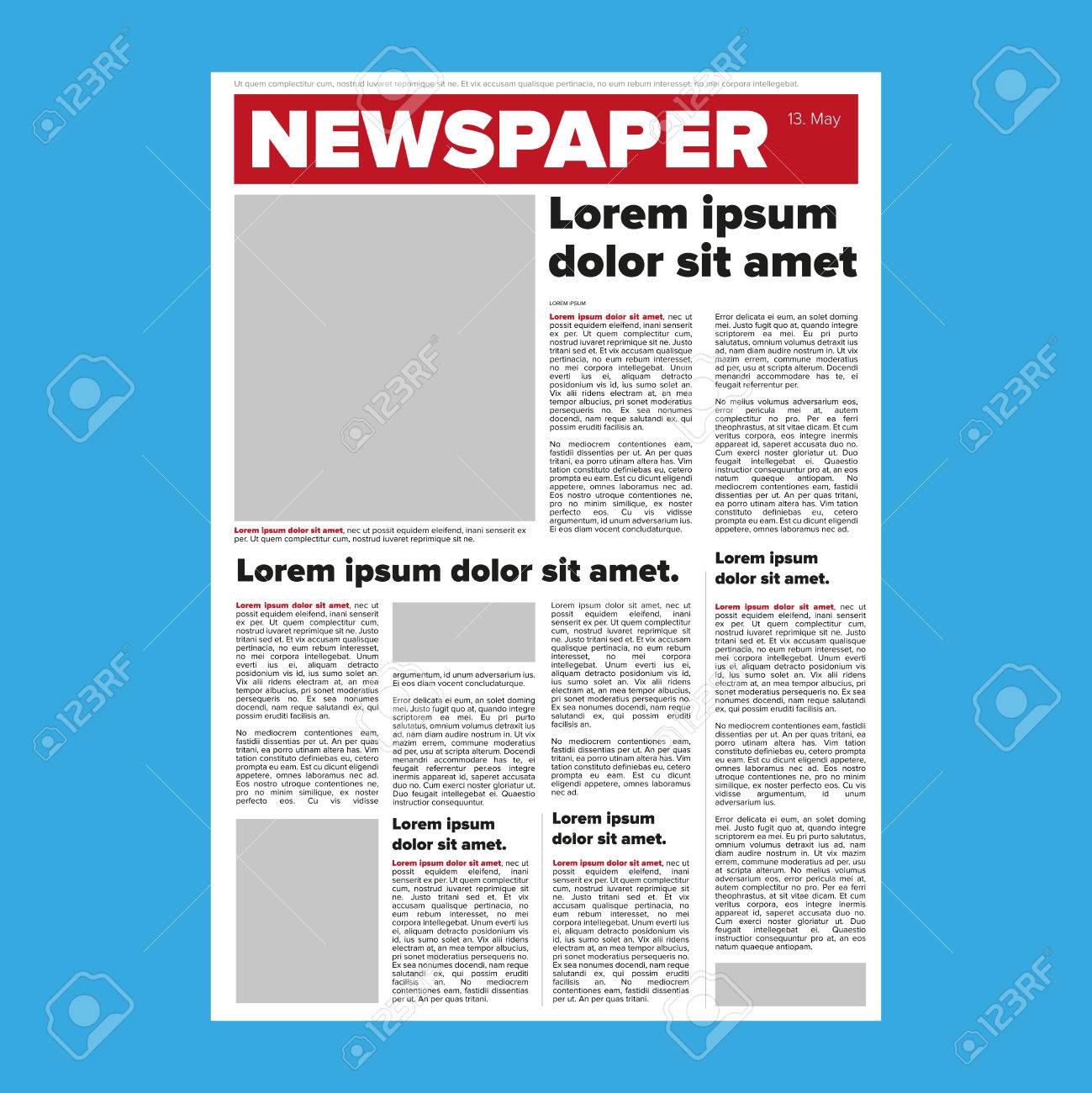 新聞レイアウトのベクトルのイラスト素材 ベクタ Image 新聞レイアウトのベクトルのイラスト素材 ベクタ Image