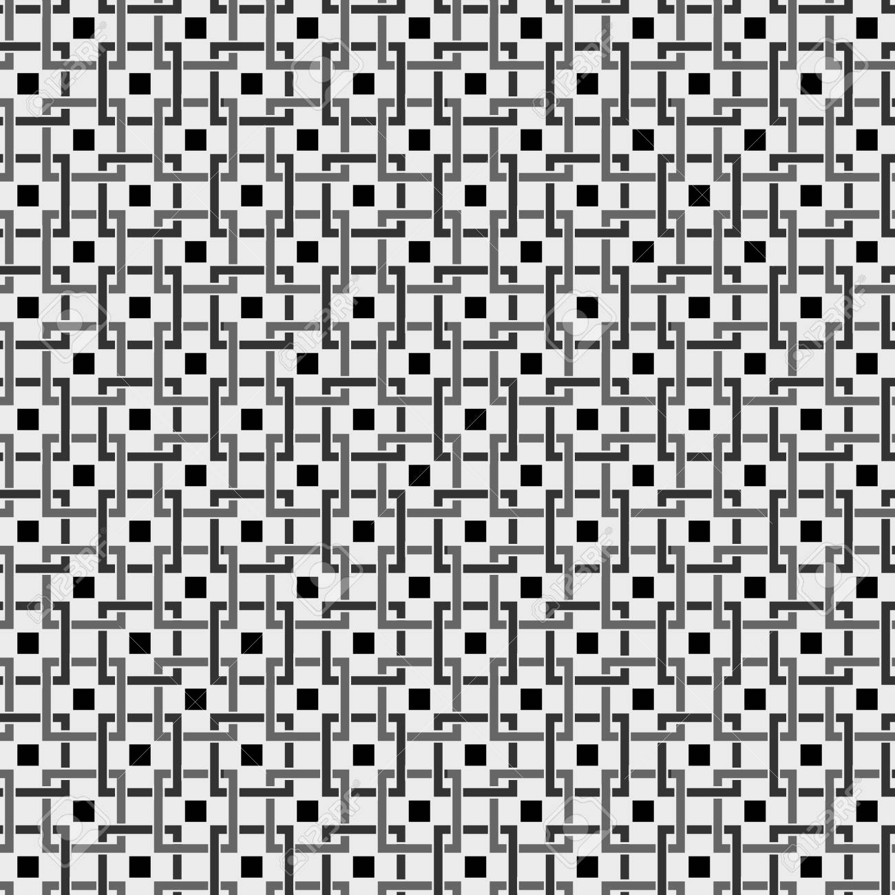 シンプル モダン 幾何学模様 正方形のシームレスな繰り返しパターン のイラスト素材 ベクタ Image