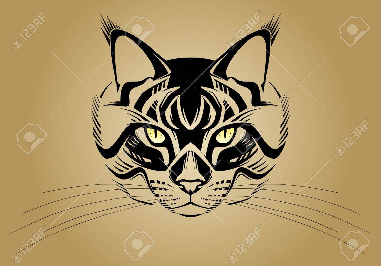 Visage De Chat Stylise Vector Illustration Clip Art Libres De Droits Vecteurs Et Illustration Image Visage De Chat Stylise Vector Illustration Clip Art Libres De Droits Vecteurs Et Illustration Image