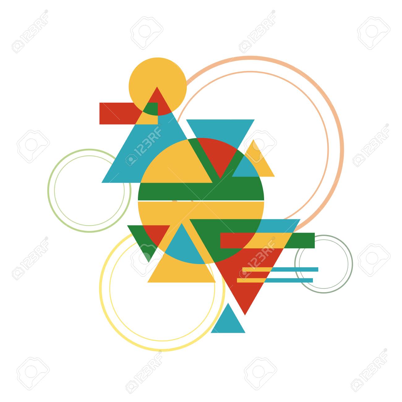 ベクトルの背景 幾何学的図形 アートの概念でモダンなデザイン のイラスト素材 ベクタ Image