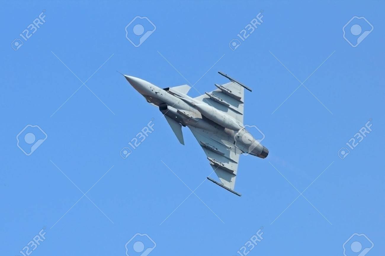 ジェット戦闘機グリペン の写真素材 画像素材 Image