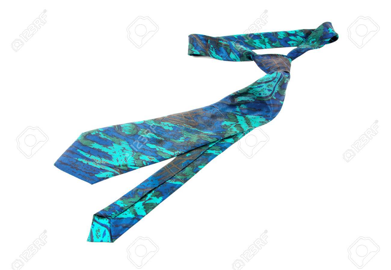 La Corbata Aislados En Fondo Blanco Quite La Corbata Después De Usednecktie Aislado - 