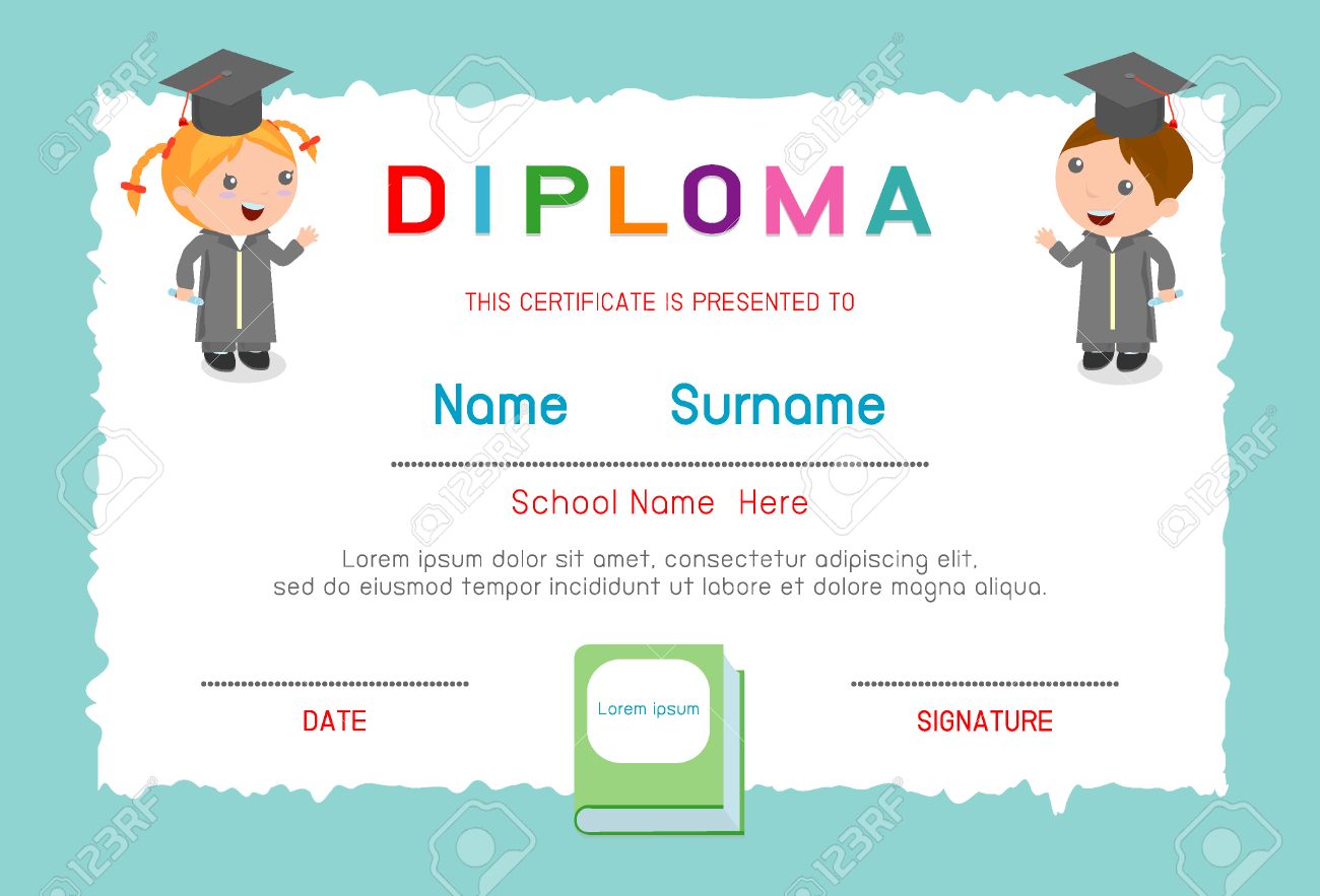 elementary school certificates