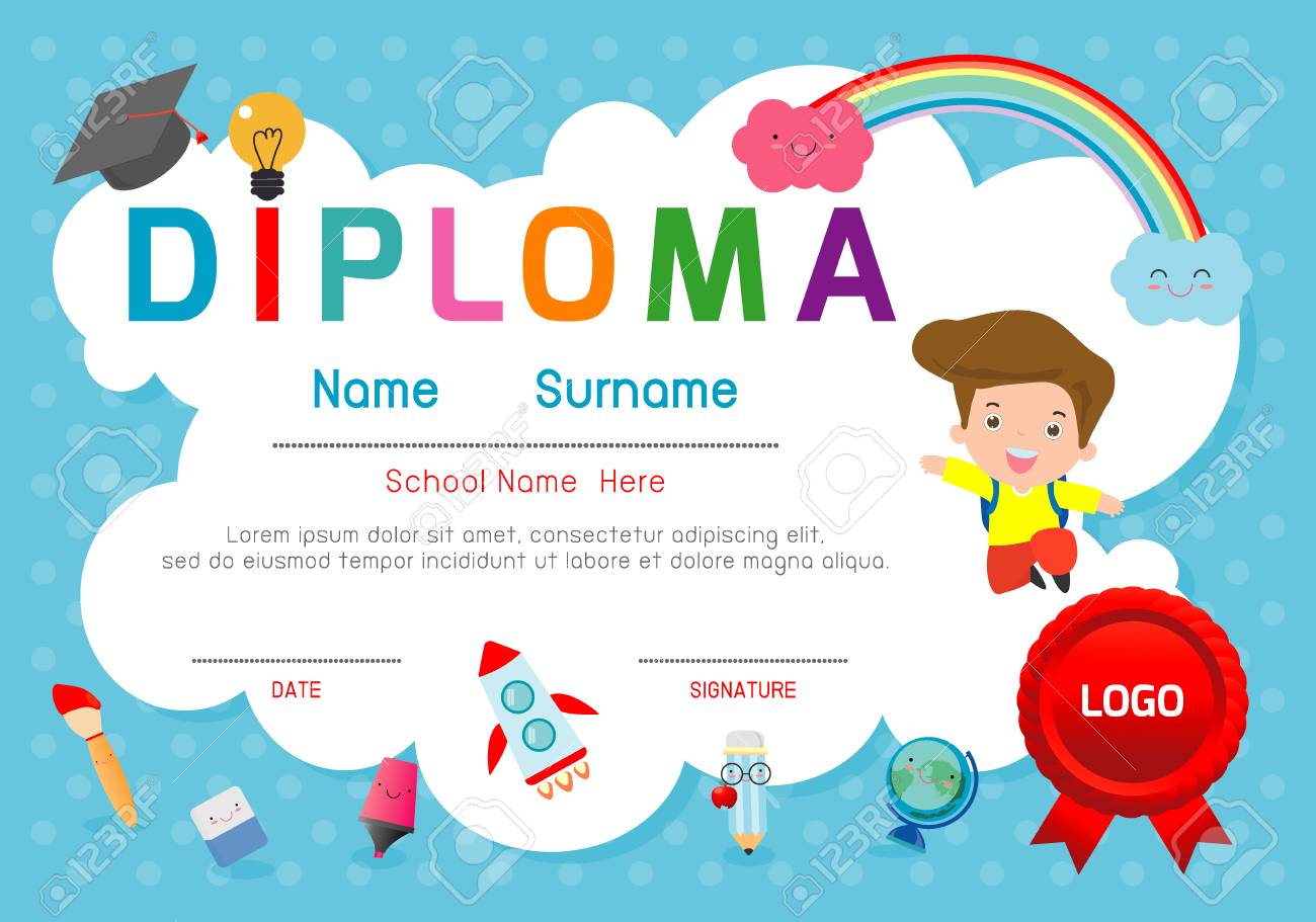 preschool diploma certificates