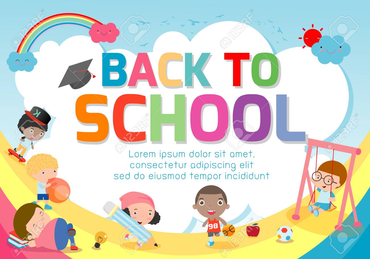 back to school banner background welcome back to school cute welcome back to school banner