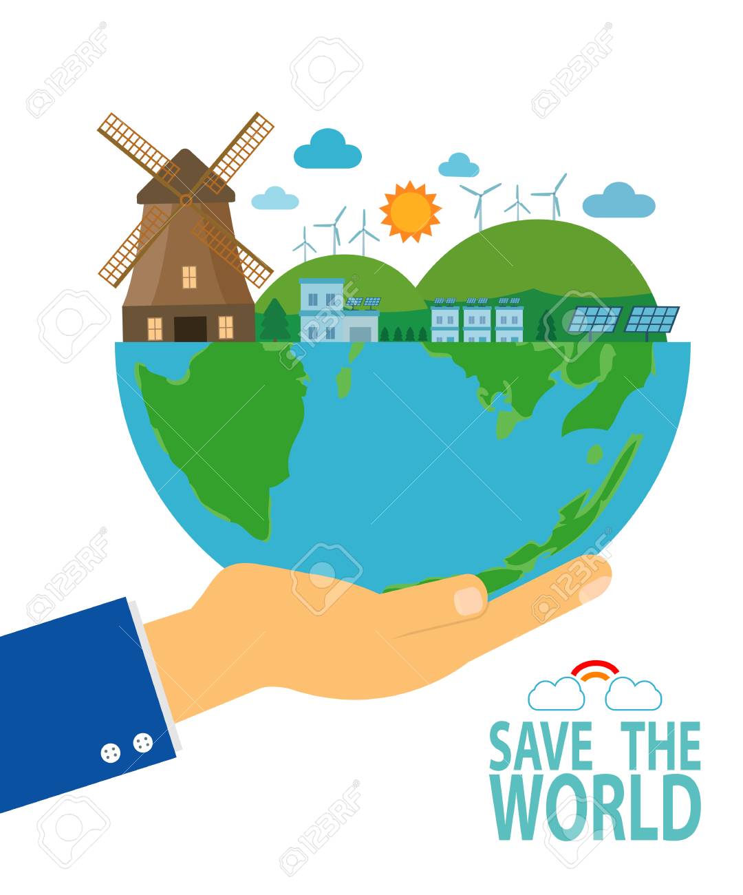 Save The Earth Save The World Save Planet Recycling Earth - 