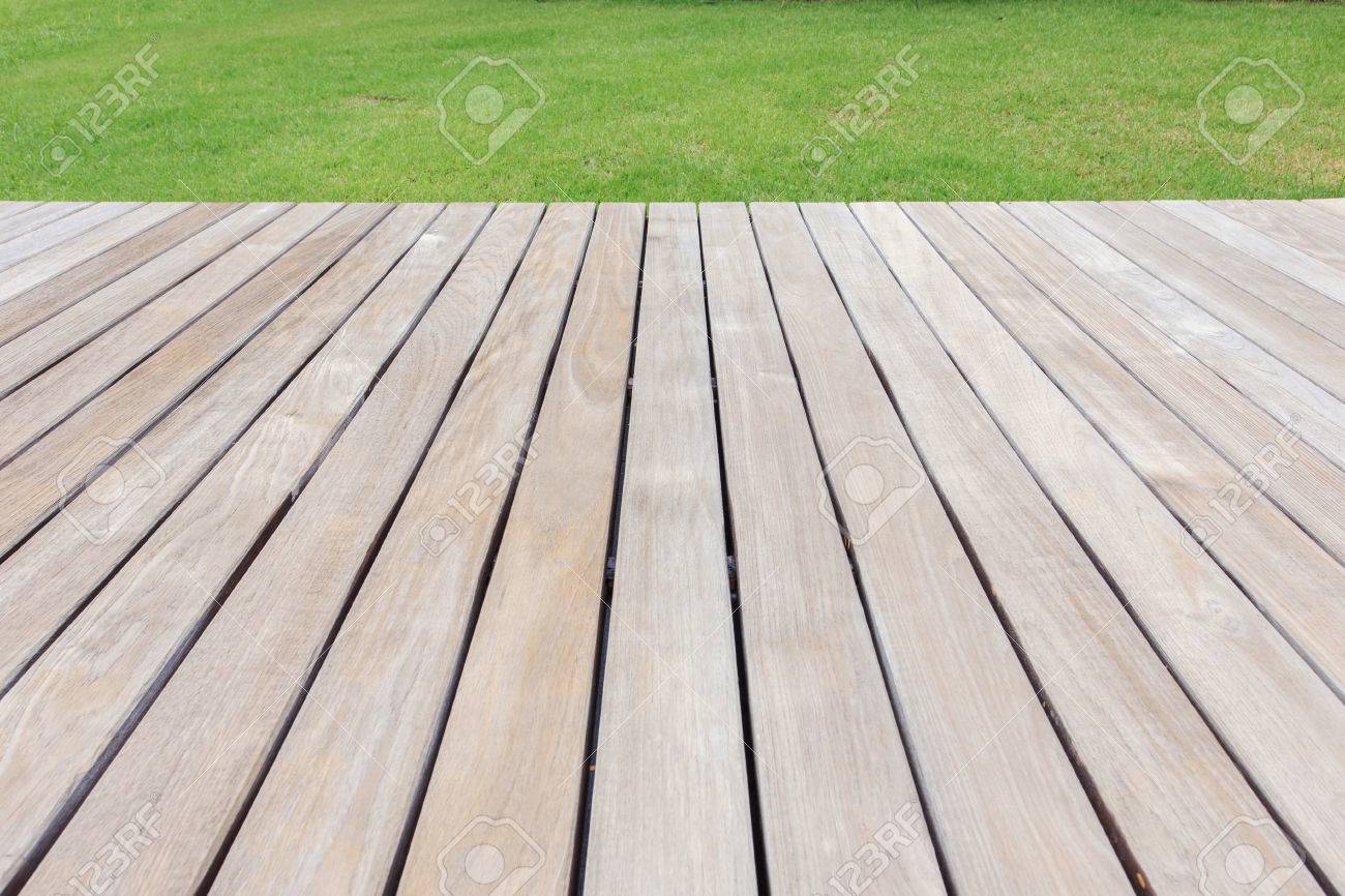 Grey Timber Decking Background And Texture Stock Photo Picture