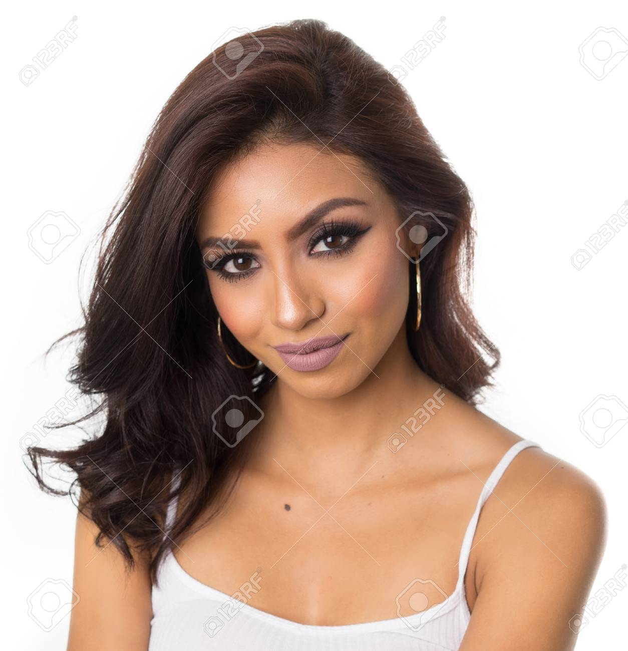 Beautiful woman face