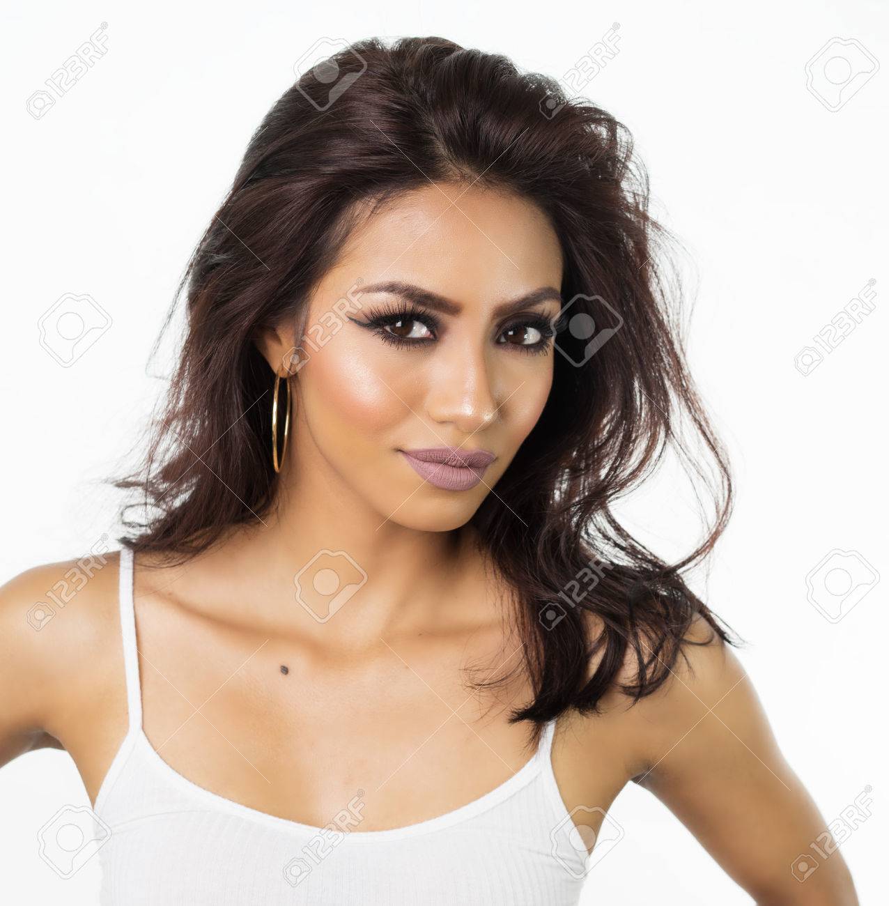 Beautiful Woman S Face And Hair Stock Photo Picture And Royalty Free Image Image 76767780