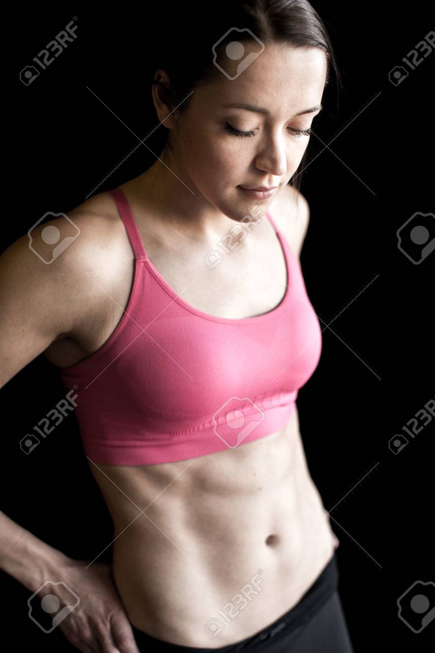 Fit Woman With Strong Abs Stock Photo Picture And Royalty Free Image Image