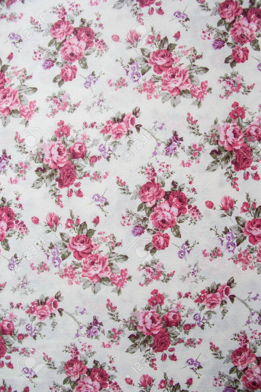 Rose bouquet design Seamless pattern on fabric as background - 18807252 Rose bouquet design Seamless pattern on fabric as background - 18807252