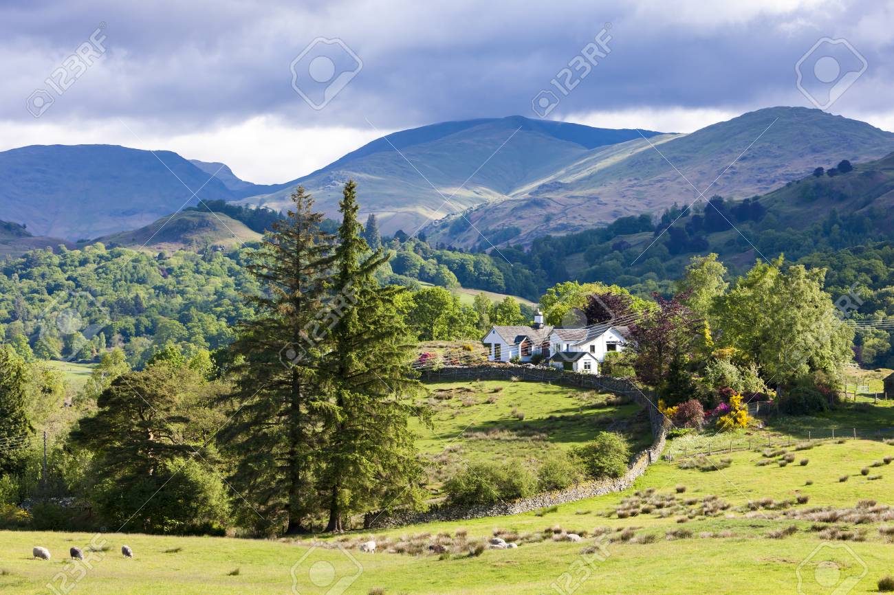 湖水地方 カンブリア州 イギリスの風景 の写真素材 画像素材 Image
