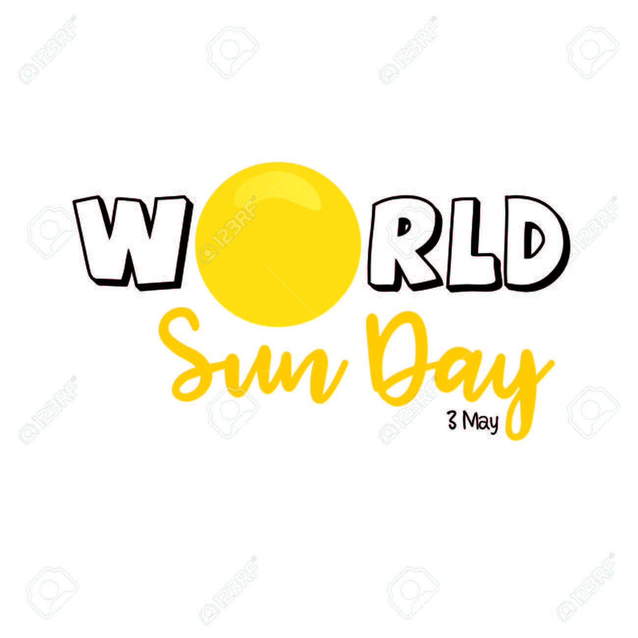 Mundo Sol Día Logo Vector Ilustraciones svg, vectoriales, clip art  vectorizado libre de derechos. Image 73966607