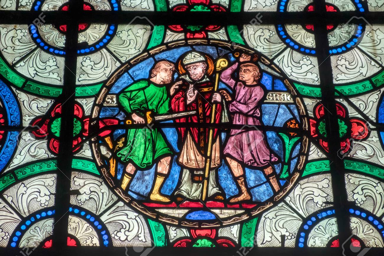 Stained Glass Window In Canterbury Cathedral Stock Photo Picture And Royalty Free Image Image 47979076