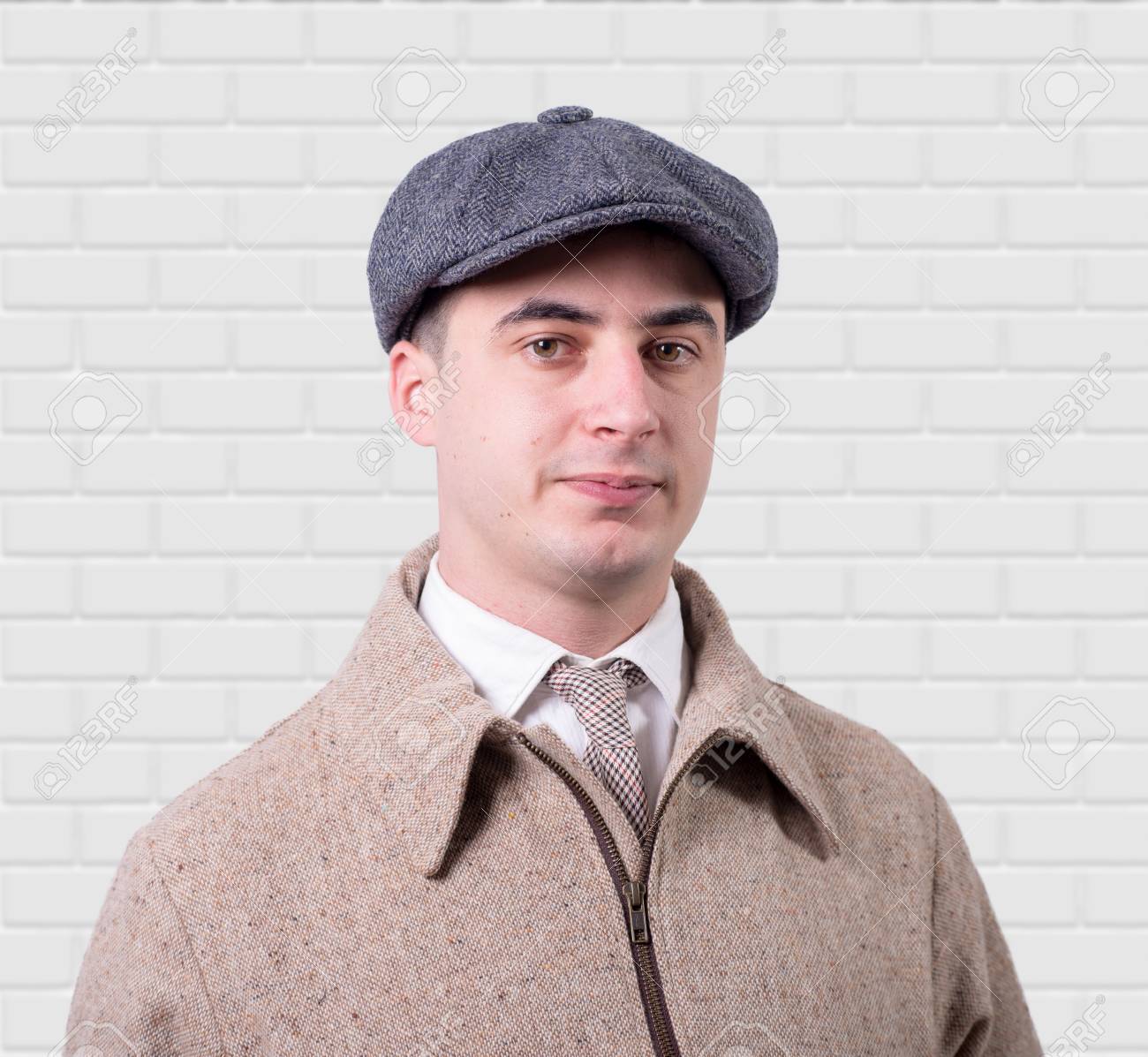 flat cap young man