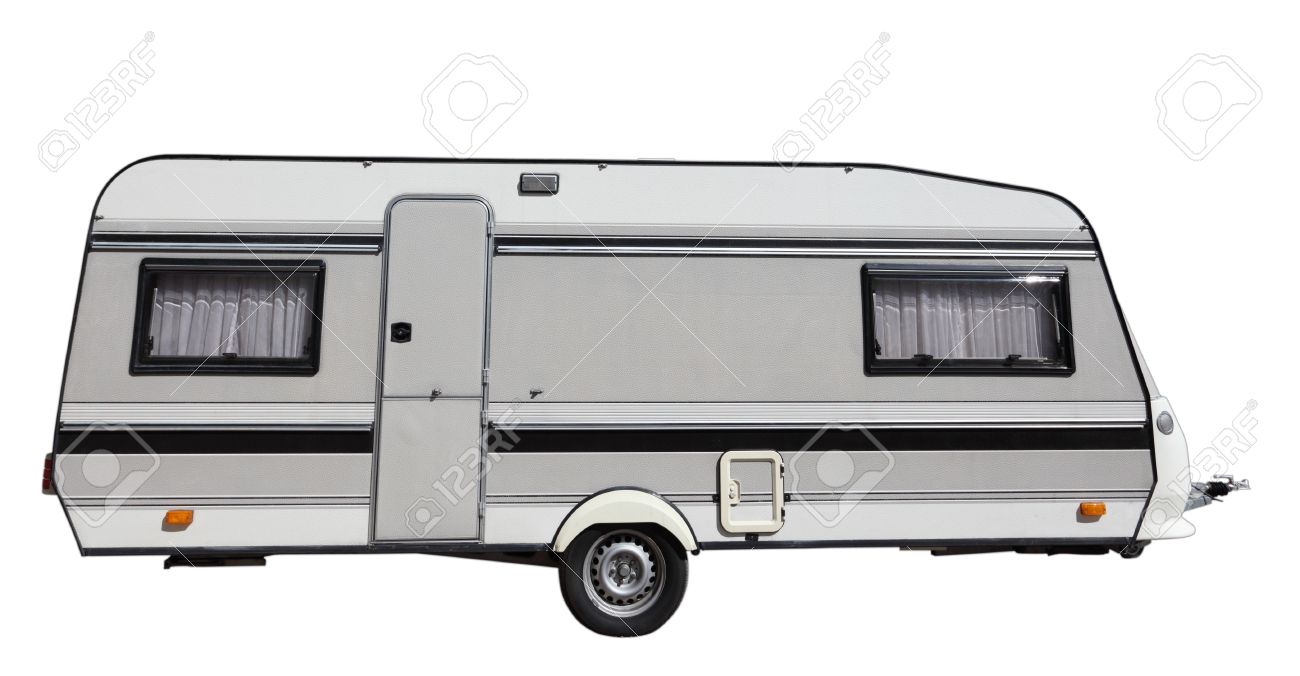 Caravane Isole Sur Fond Blanc Banque D Images Et Photos Libres De Droits Image
