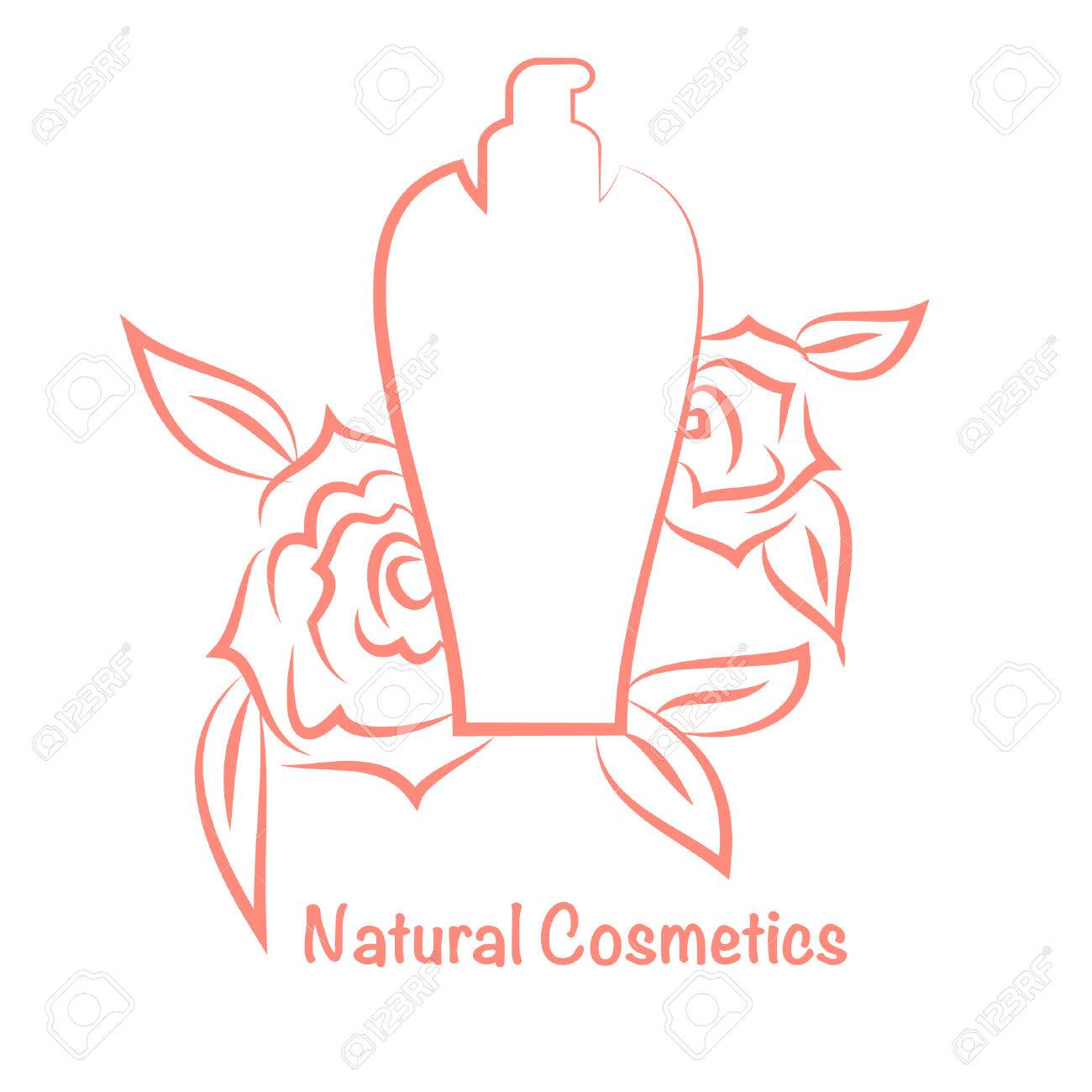 vector bottle for cosmetics perfume template for cosmetic brand