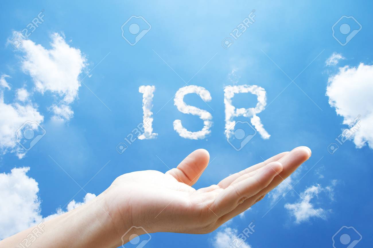 Â œisr 個々 の社会的責任 â クラウド word 上を向いた手に浮かぶ