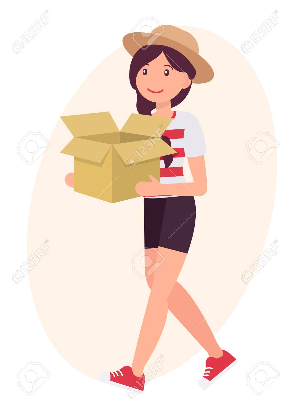Cartoon Character Design Female Woman Carry Empty Paper Box With Cheerful Face Royalty Free SVG, Cliparts, Vectors, And Stock Illustration. Image 86425035. Cartoon Character Design Female Woman Carry Empty Paper Box With Cheerful Face Royalty Free SVG, Cliparts, Vectors, And Stock Illustration. Image 86425035.