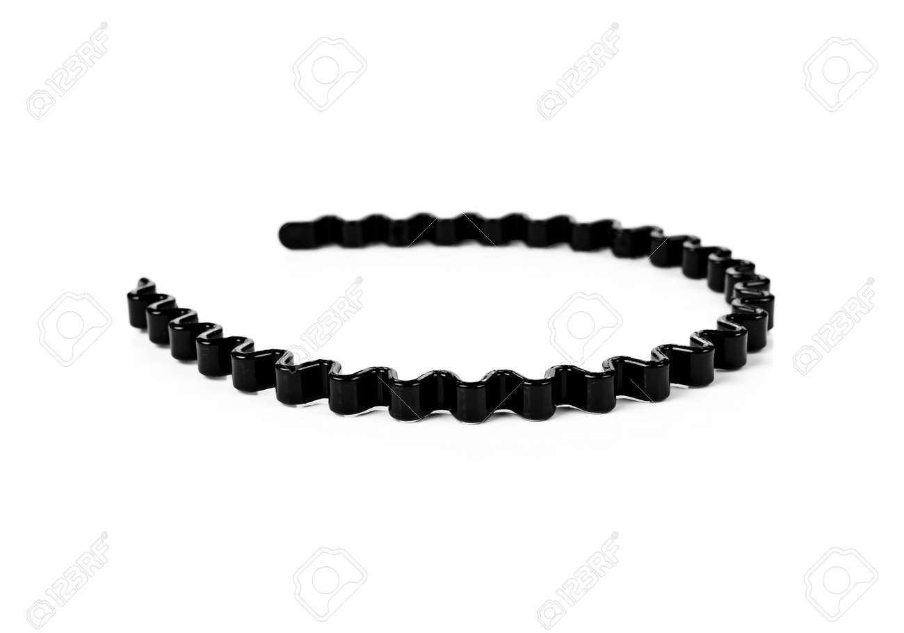 Black headband isolated on white background. - 169847387 Black headband isolated on white background. - 169847387