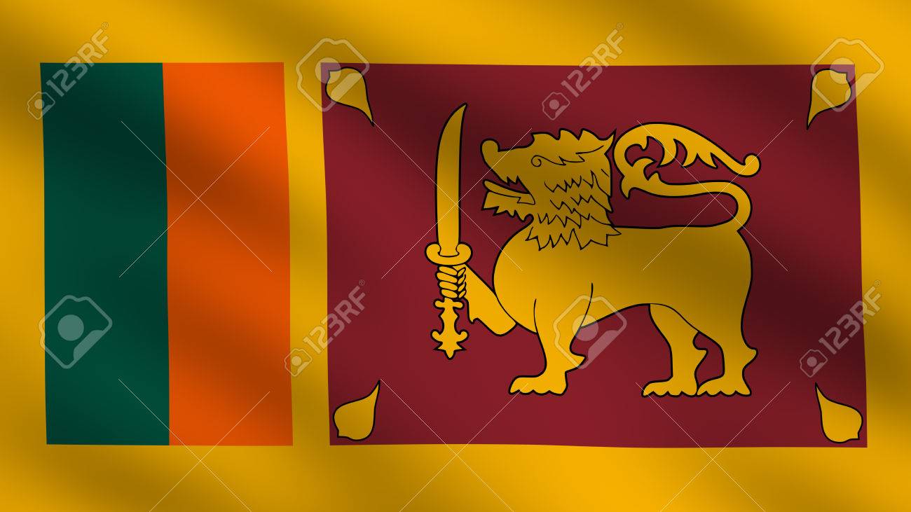 スリランカの国旗 の写真素材 画像素材 Image