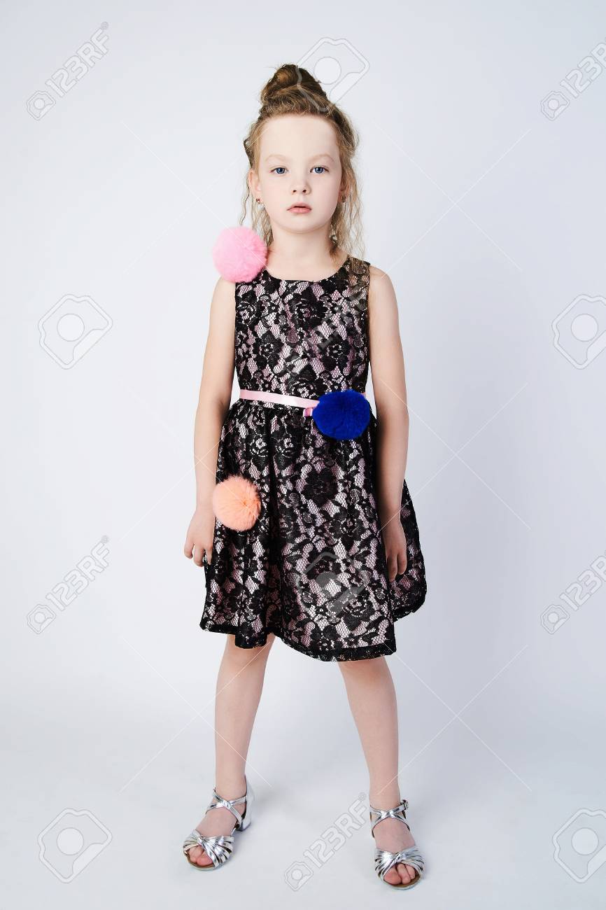 robe argentée fille