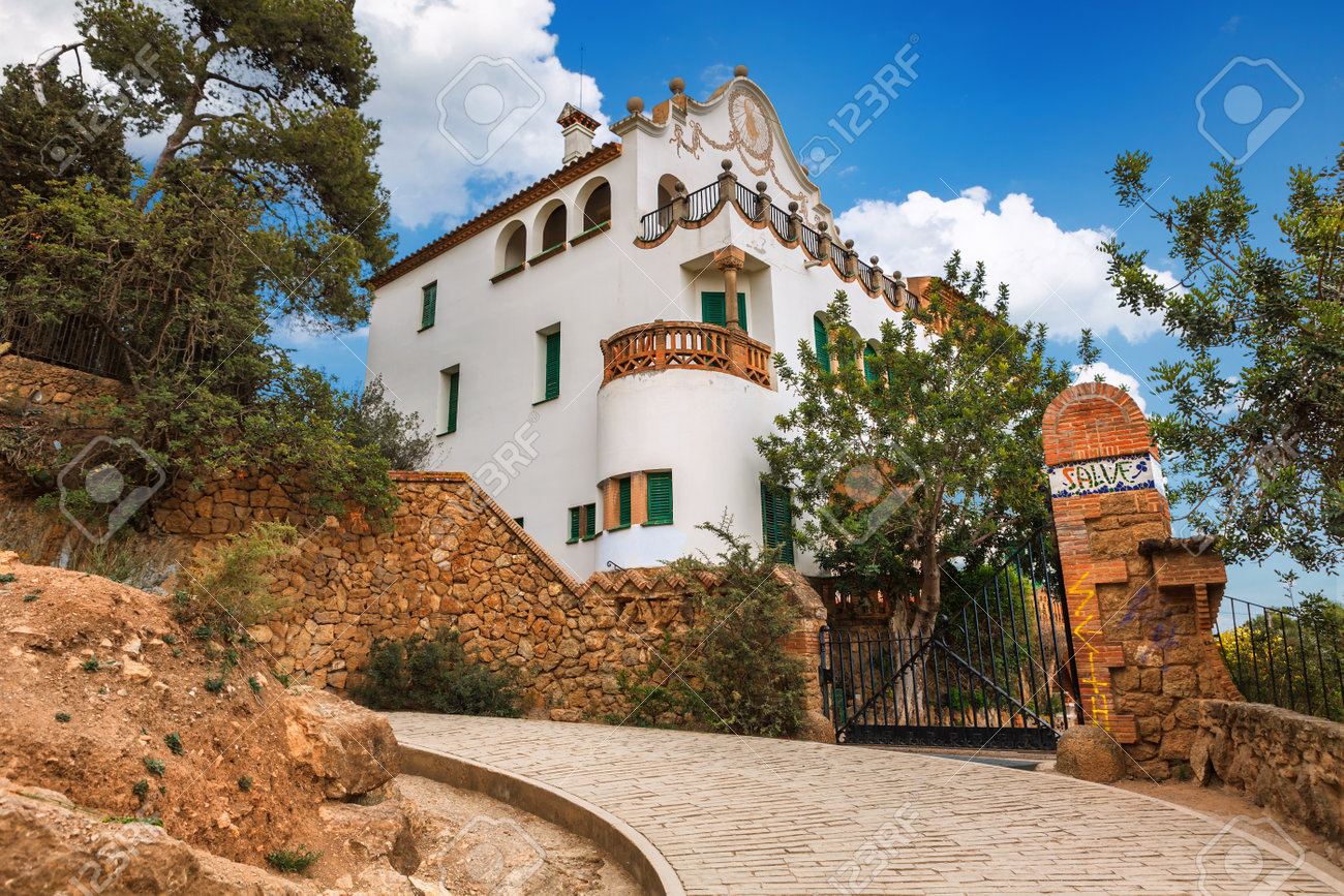 Barcelona Spanien 19 April 2016 Gebaude Casa Trias E