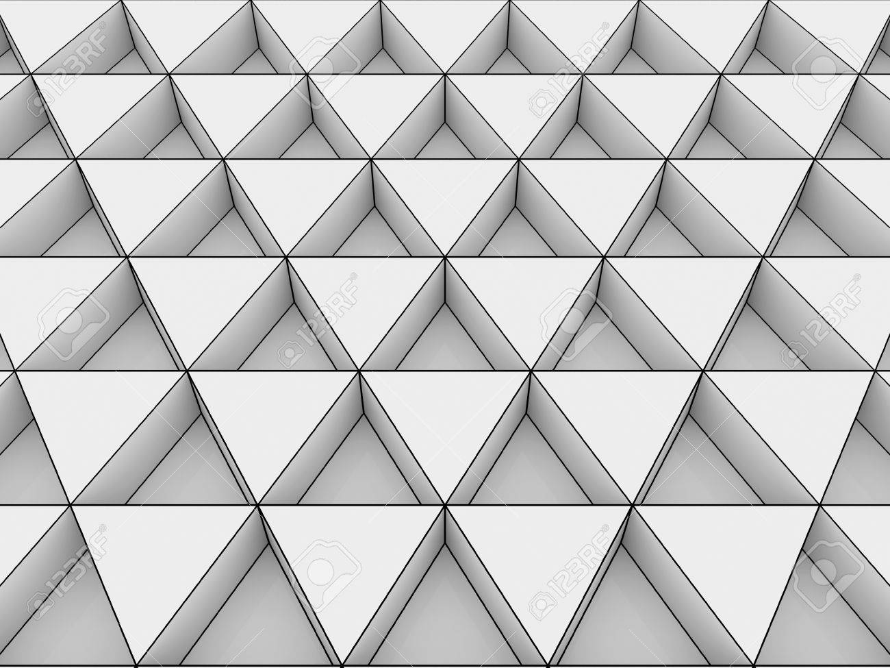 Triangulos Equilateros Resumen De Antecedentes Blanco Esbozado