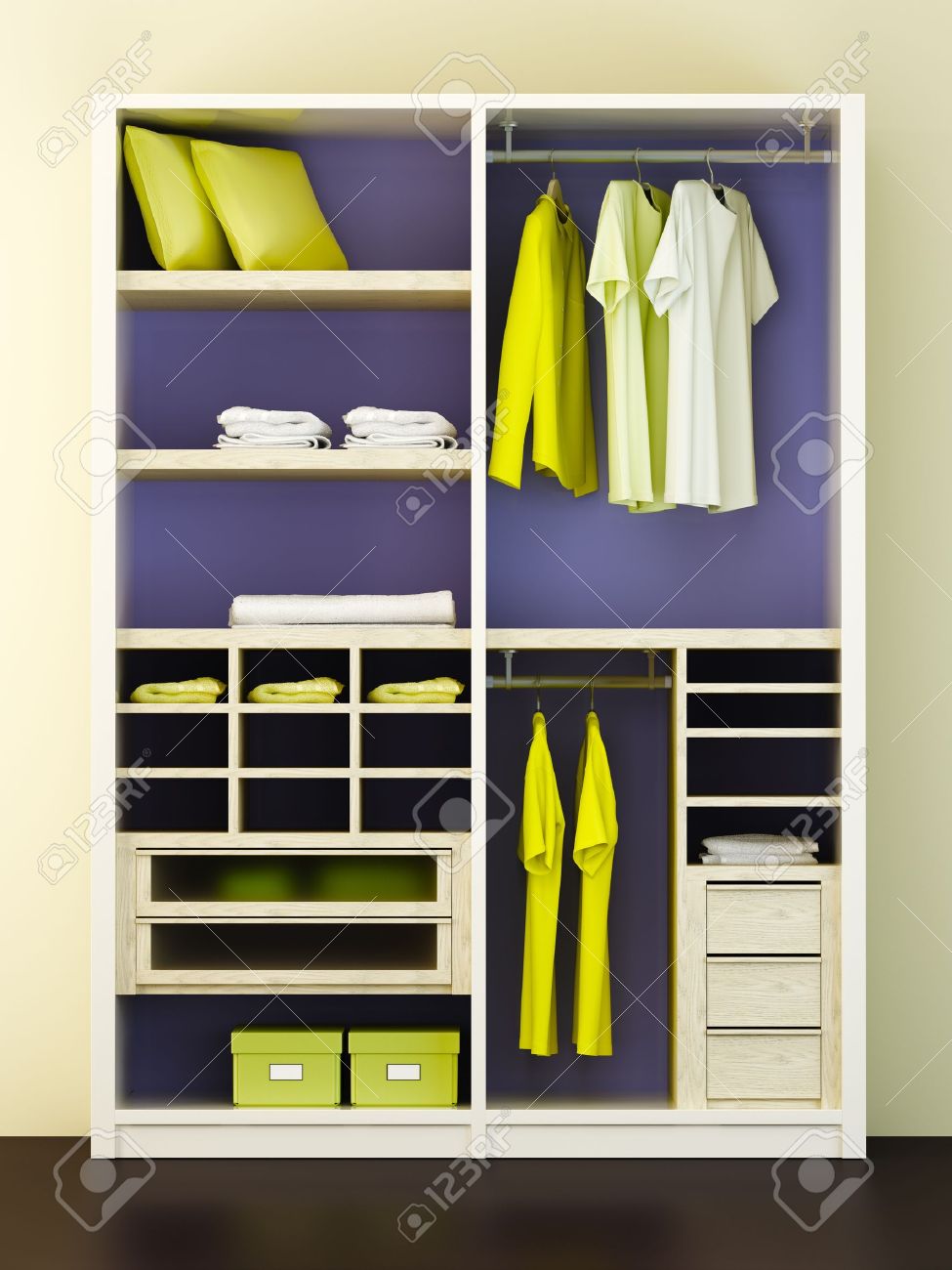 Modern Closet inside the modern closet 3d rendering stock photo, picture and Modern Closet inside the modern closet 3d rendering stock photo, picture and