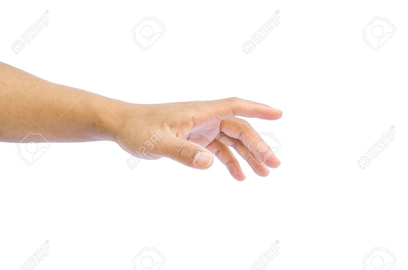 hand reaching for something isolated on a white background - 37840853 hand reaching for something isolated on a white background - 37840853