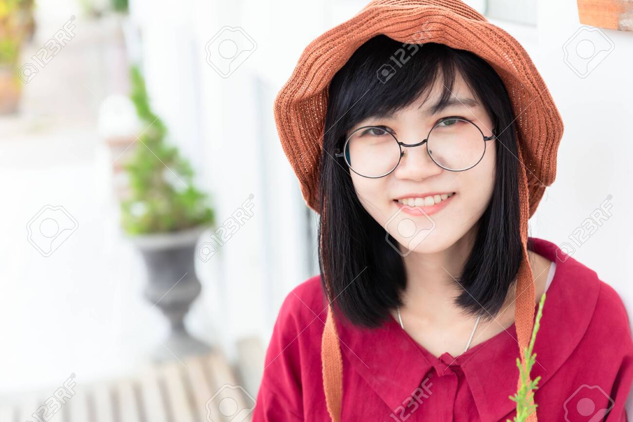 Asian Teen With Glasses