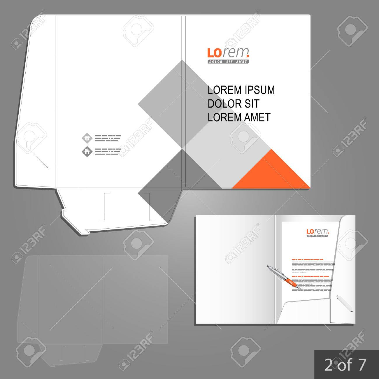 folder template design