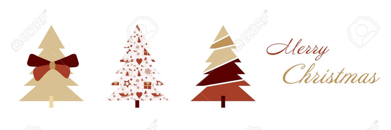 Weihnachtszeit Weihnachtskarte Mit Drei Baumen In Festlichen Farben Text Frohe Weihnachten Lizenzfrei Nutzbare Vektorgrafiken Clip Arts Illustrationen Image 90944747