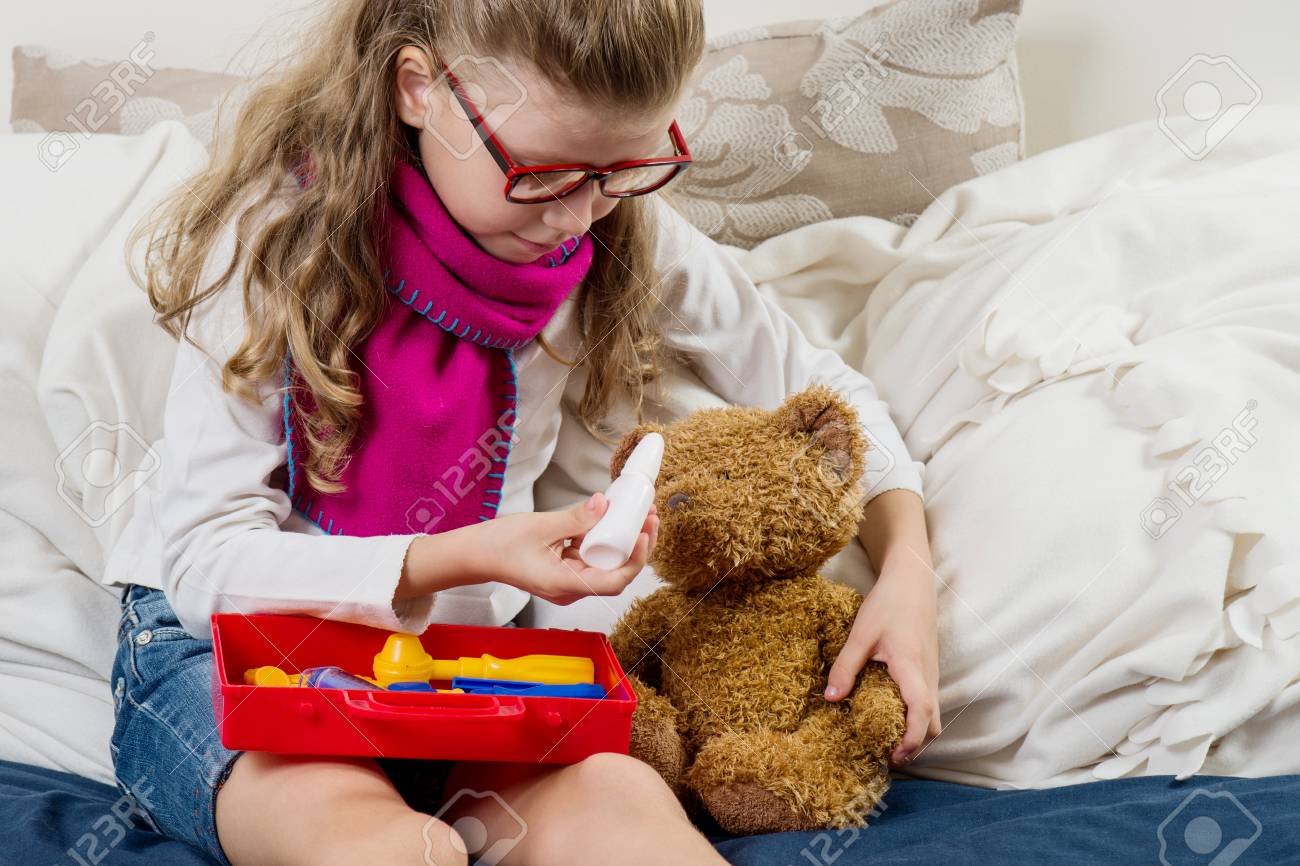 teddy bear for sick child