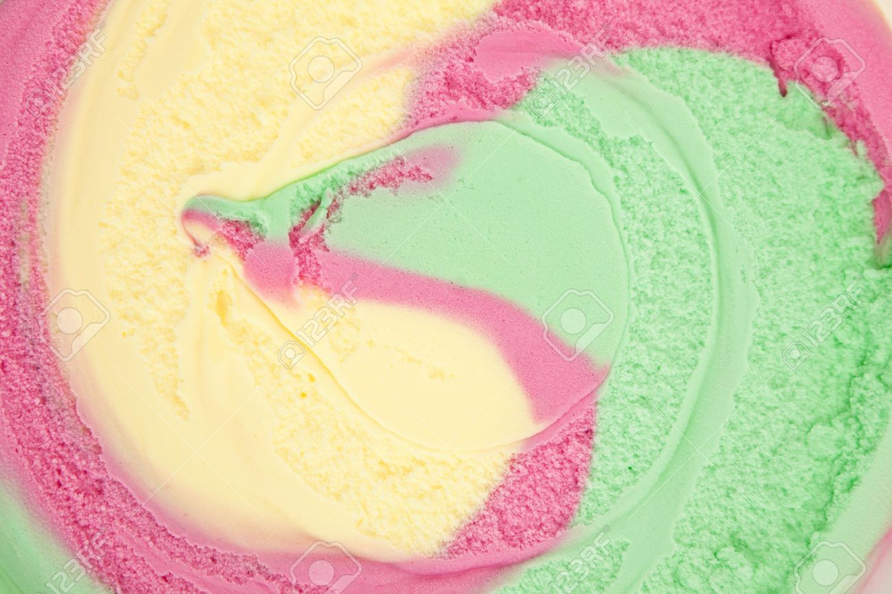 yellow green pink ice cream for background stock photo picture pink green yellow