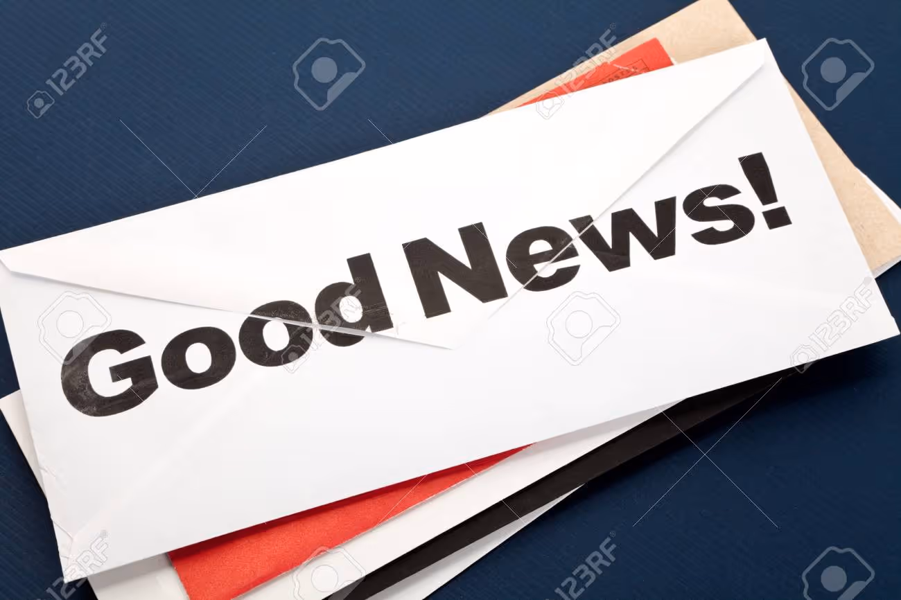 Good News and envelope, concept of success - 7817111 Good News and envelope, concept of success - 7817111