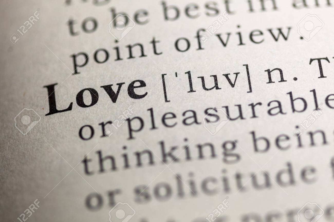 Dictionary Definition Of The Word Love Stock Photo Dictionary Definition Of The Word Love Stock Photo