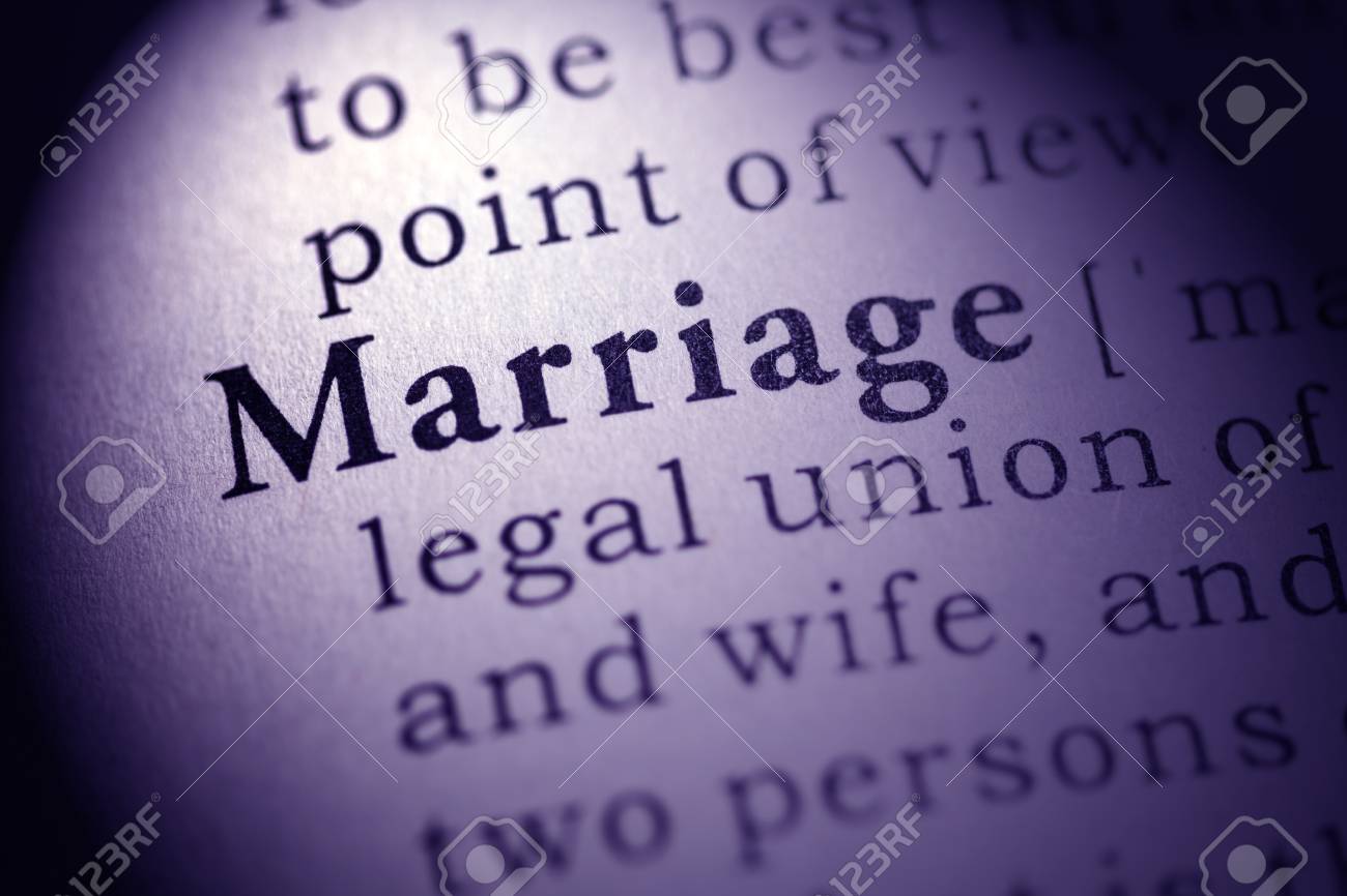 Origin of the word marriage