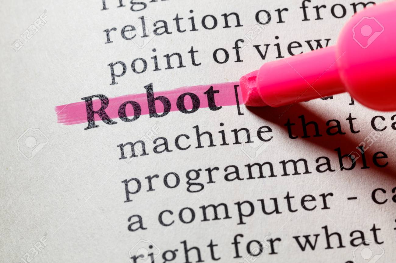 the word robot