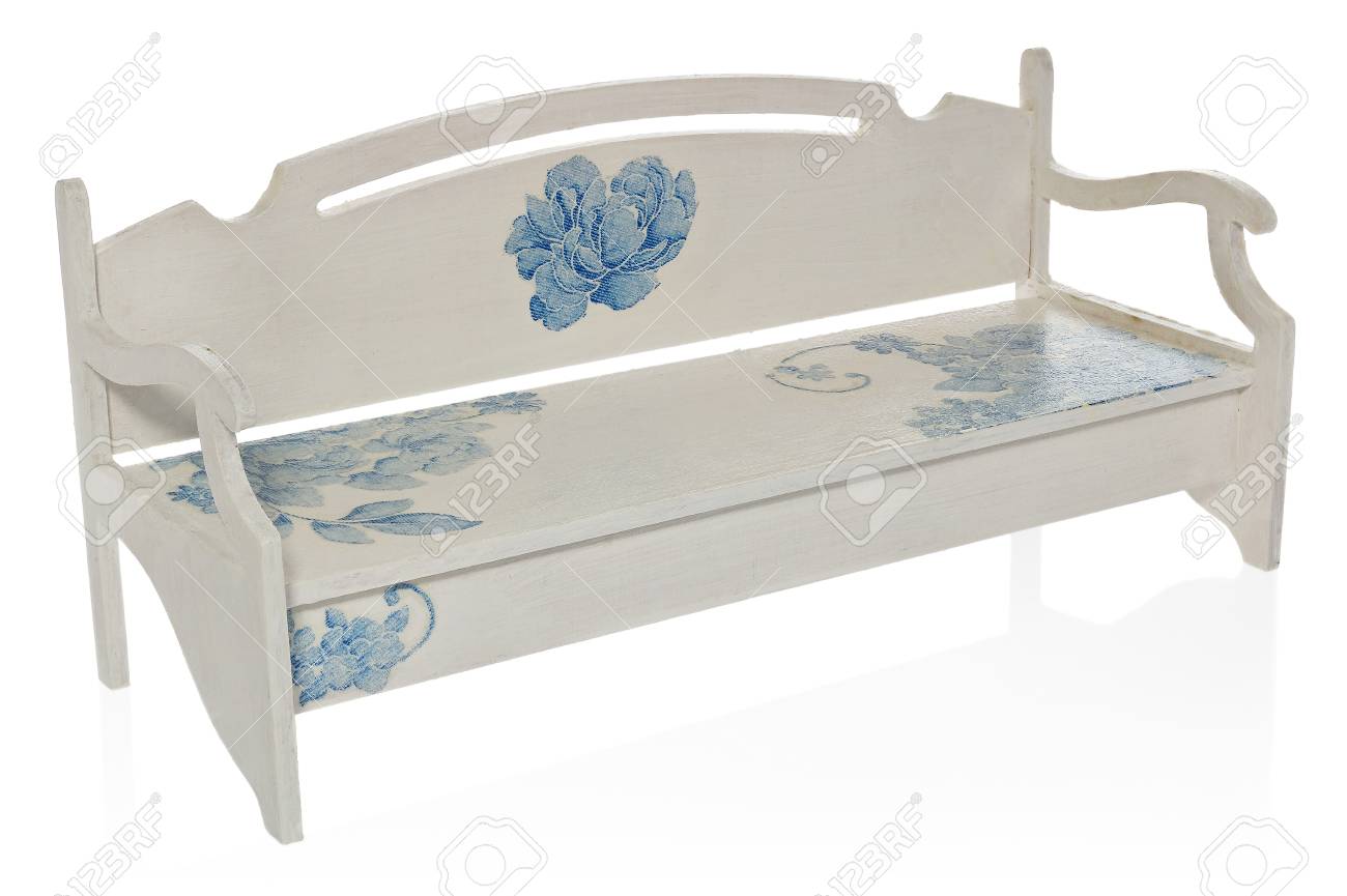 miniature wooden bench