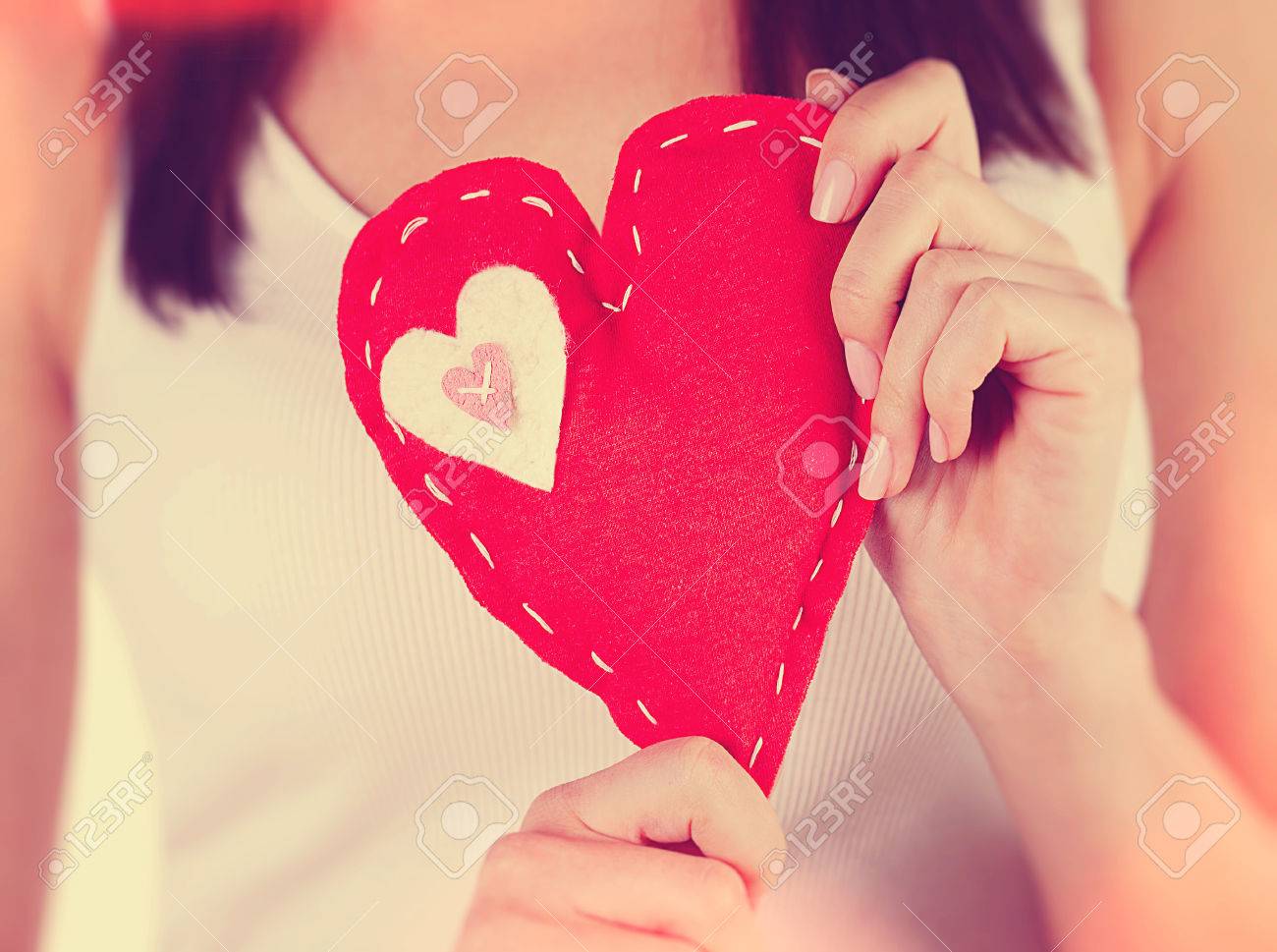 heart shaped soft toy