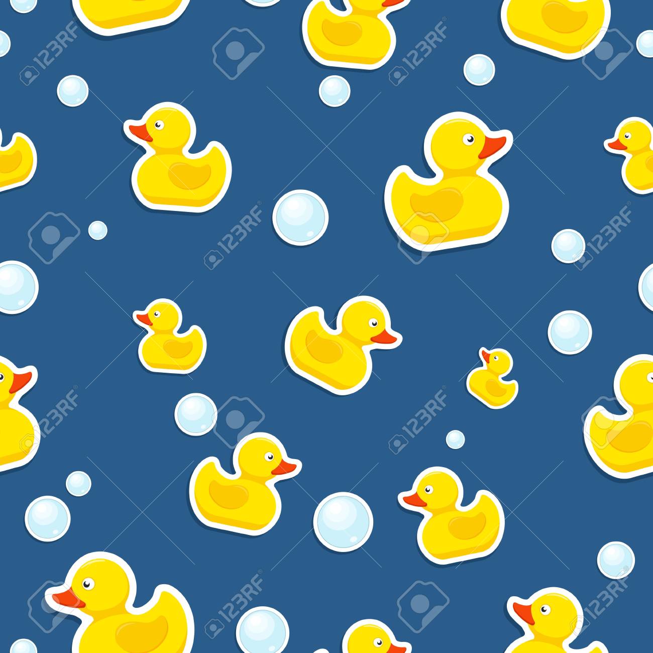 Rubber Duck And Bubbles Seamless Pattern Bath Toy On Blue Background Vector Illustration Royalty Free Cliparts Vectors And Stock Illustration Image Rubber Duck And Bubbles Seamless Pattern Bath Toy On Blue Background Vector Illustration Royalty Free Cliparts Vectors And Stock Illustration Image