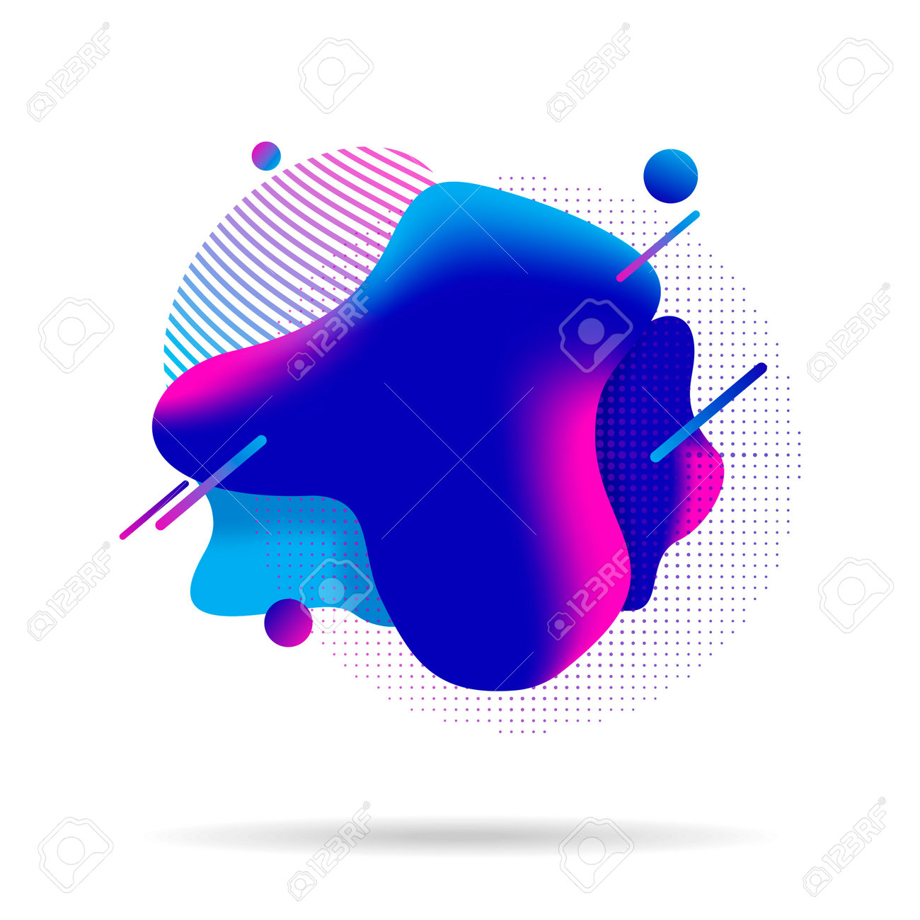 Liquid colorful shapes isolated on white background. Modern abstract banner. Fluid banner design with dots, lines and texturing graphics. Template ready for use in web or print design. - 162081921 Liquid colorful shapes isolated on white background. Modern abstract banner. Fluid banner design with dots, lines and texturing graphics. Template ready for use in web or print design. - 162081921