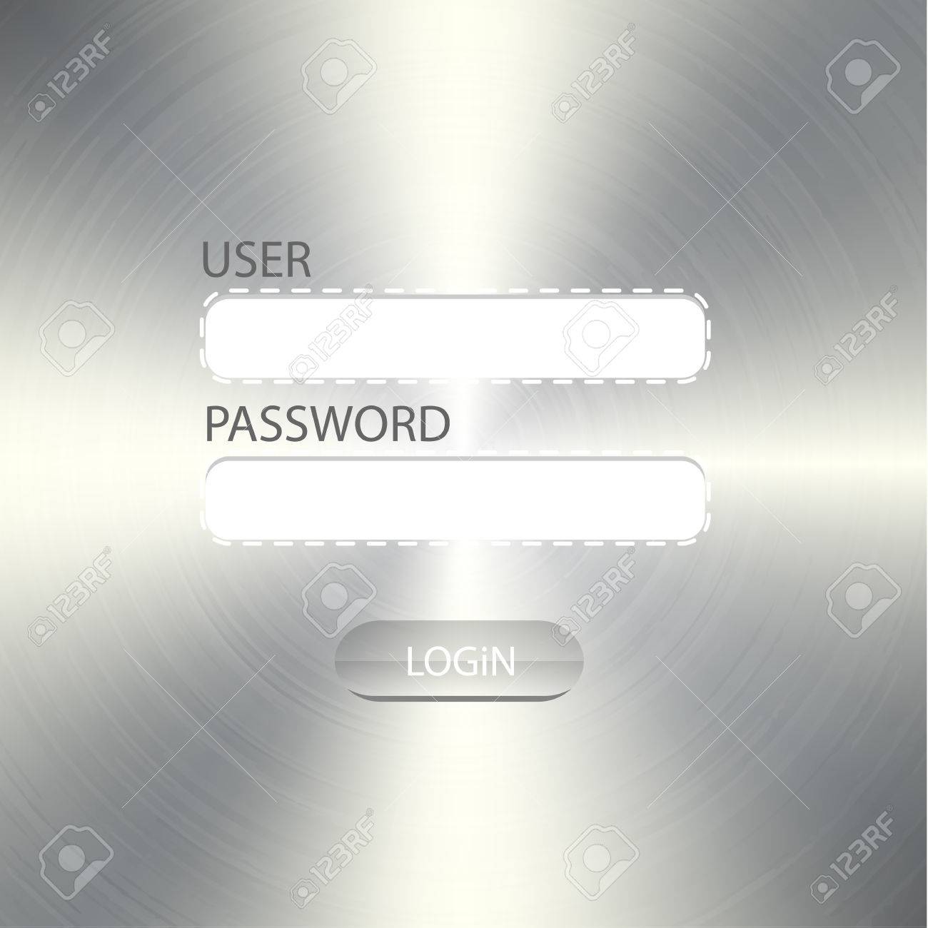 login high contrast circular brushed aluminum texture royalty free
