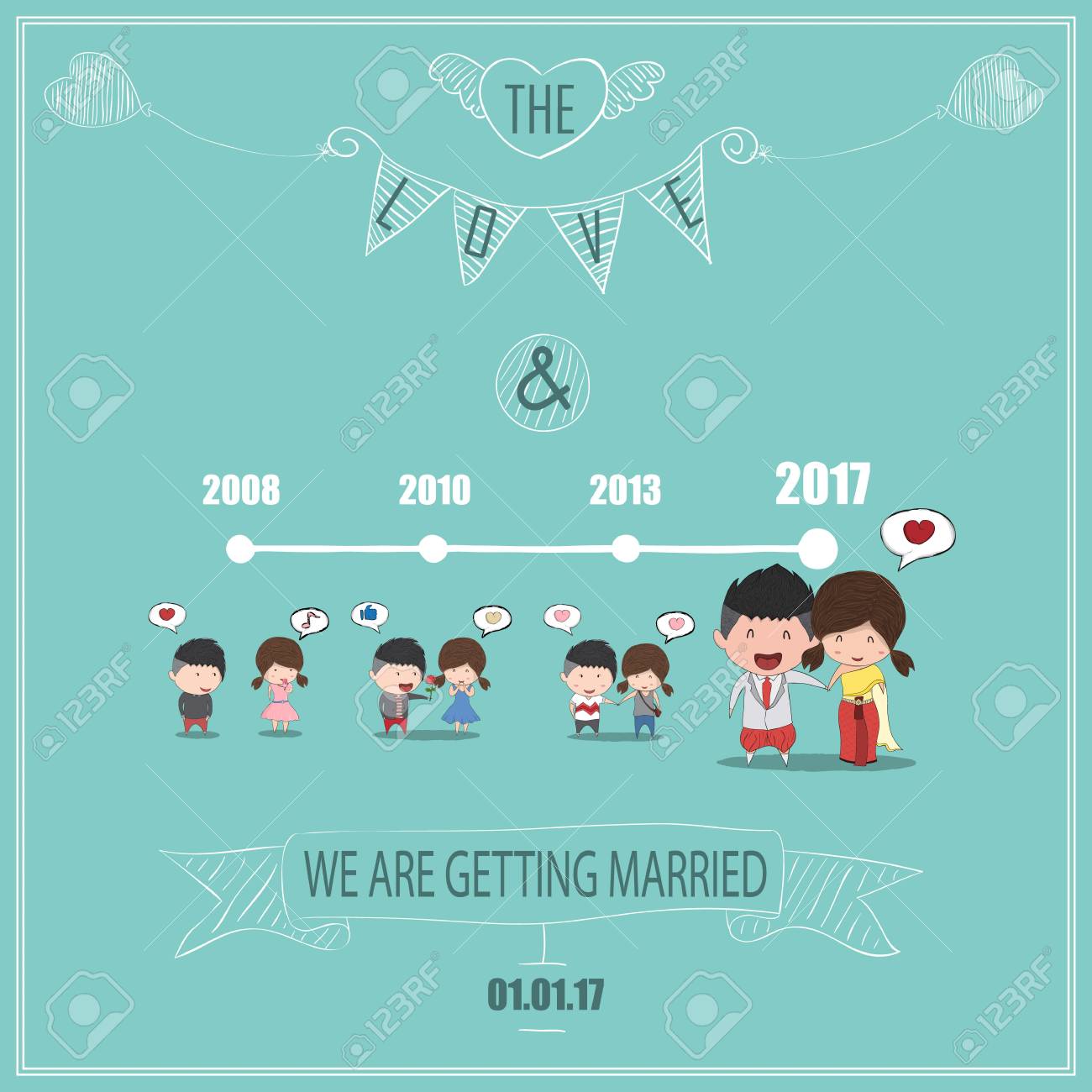 期間かわいい漫画結婚式のカップルの男女カード かわいいバレンタインデーカード 手で描くベクトルのイラスト素材 ベクタ Image 期間かわいい漫画結婚式のカップルの男女カード かわいいバレンタインデーカード 手で描くベクトルのイラスト素材 ベクタ Image